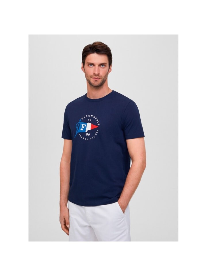 

Футболка Faconnable Tshirt, цвет Marine