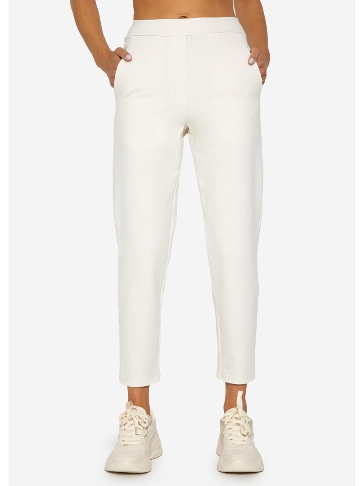 

Блуза SASSYCLASSY Jersey Chinos mit Nadelstreifen, цвет Hellbeige