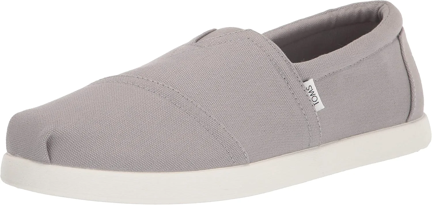 Лоферы Toms Mens Alpargata Recycled Cotton Canvas, серый — фото 2