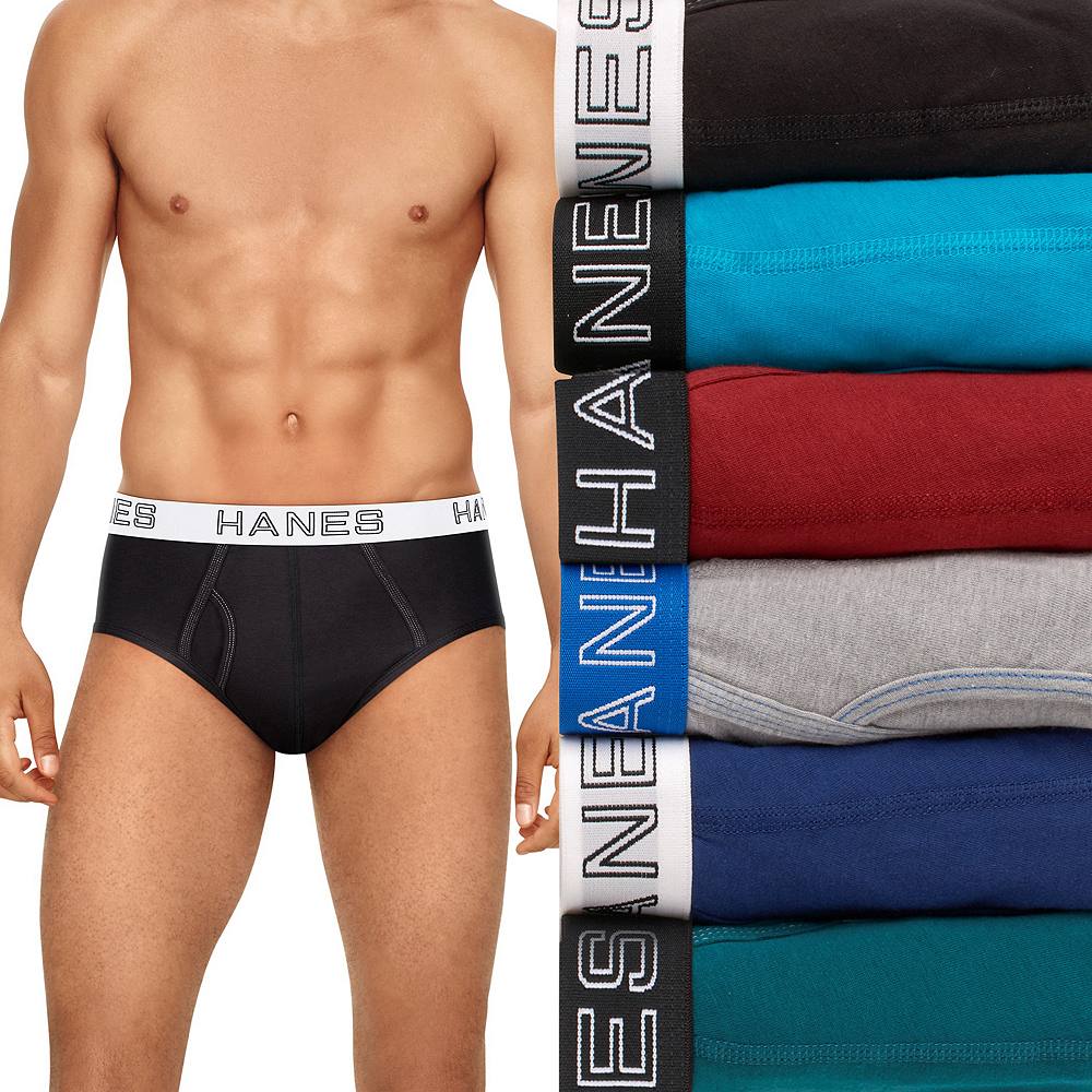 

Мужские эластичные трусы Hanes Ultimate, 6 шт., цвет Blue Grey Black