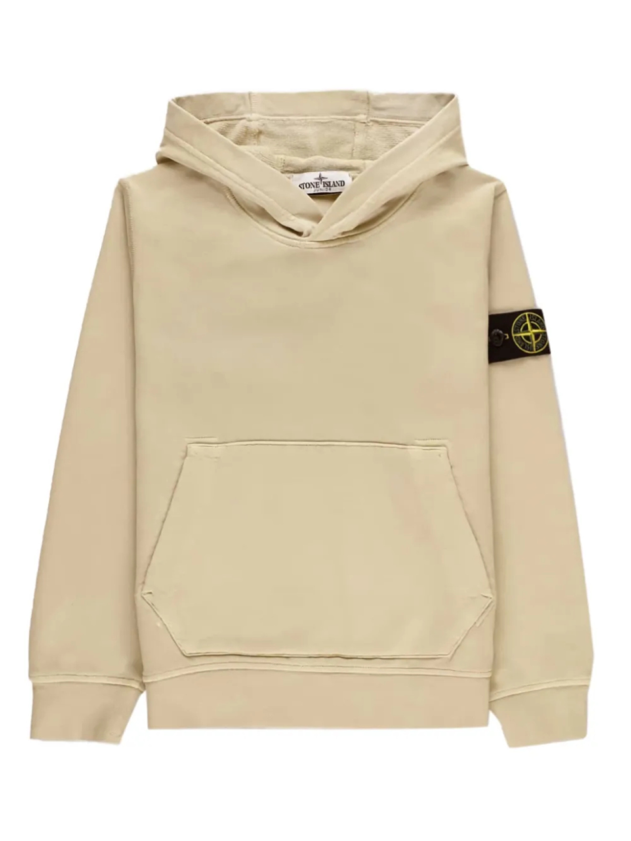 

Толстовка с капюшоном из хлопка Stone Island Junior, нейтральный