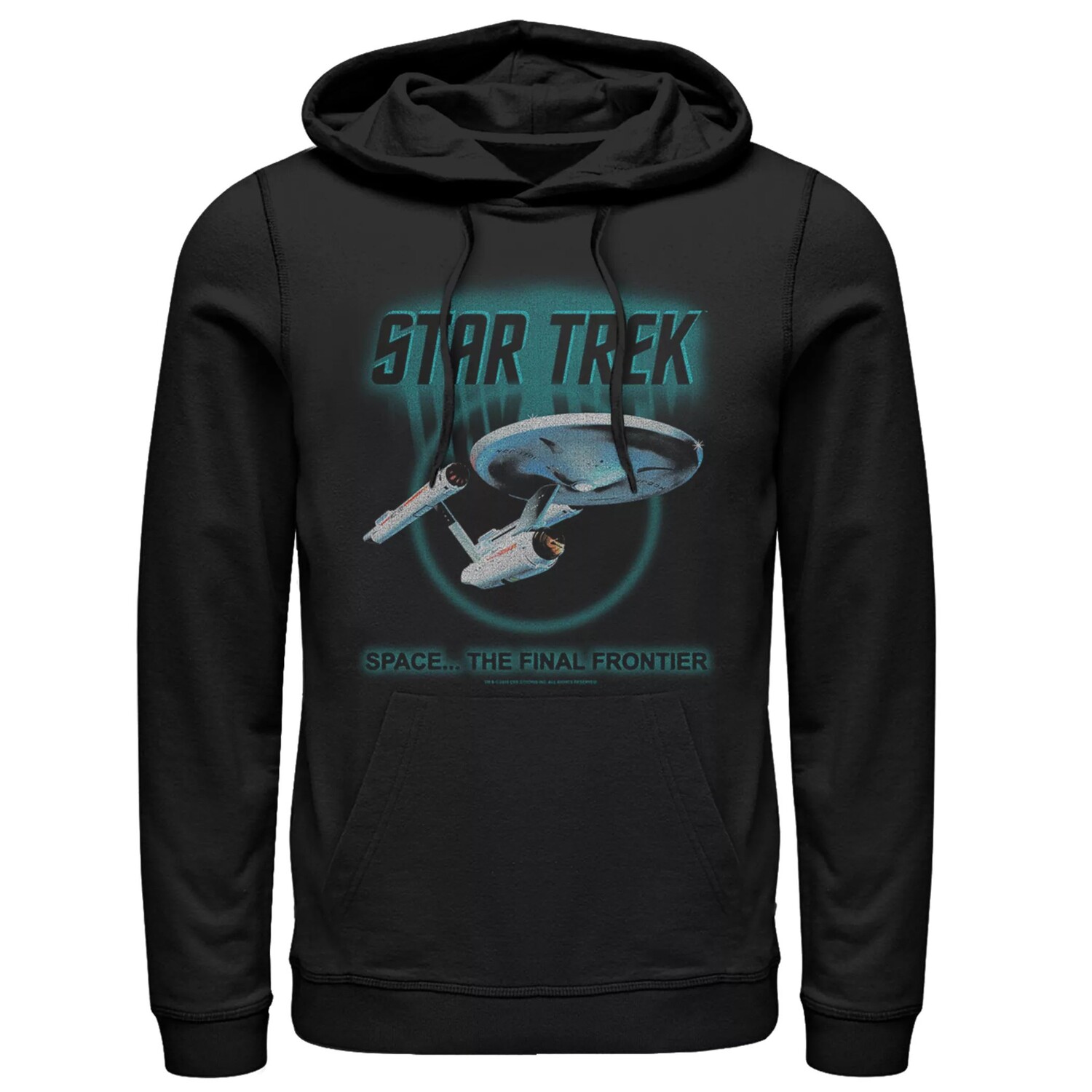 

Мужской пуловер с капюшоном Star Trek: The Original Series Enterprise Quote Licensed Character