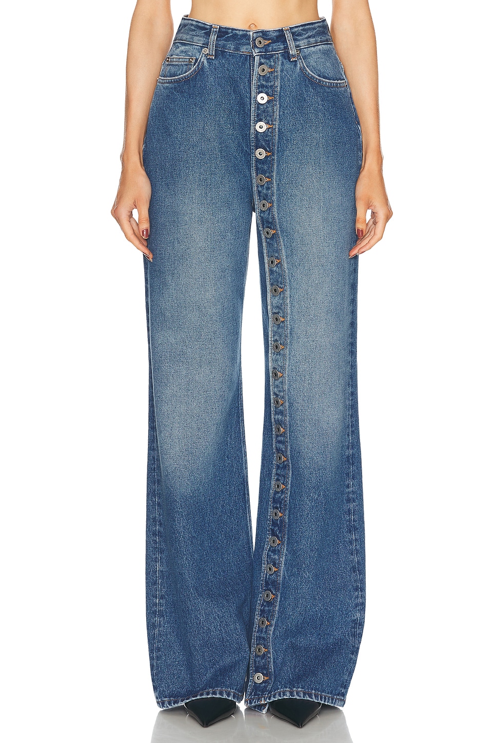 

Джинсы женские Jean Paul Gaultier, цвет Vintage Blue