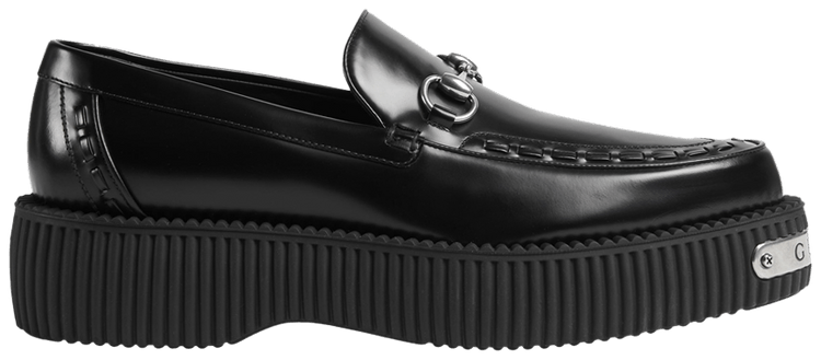 

Кроссовки Gucci Horsebit Creeper Loafer 'Black', черный