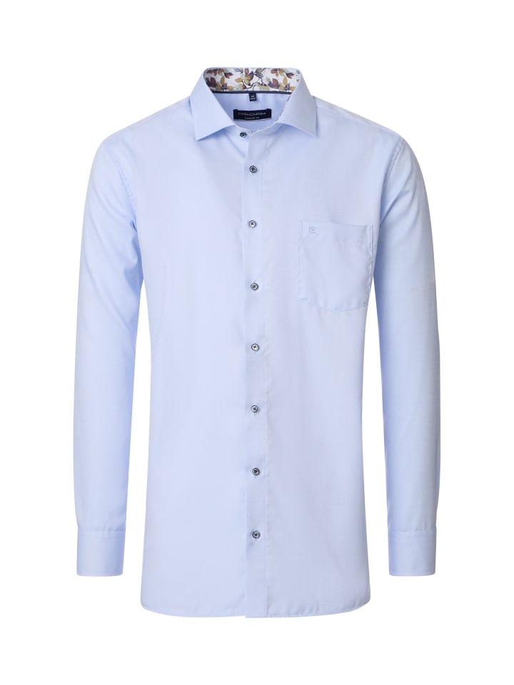 

Деловая рубашка синего цвета CASAMODA