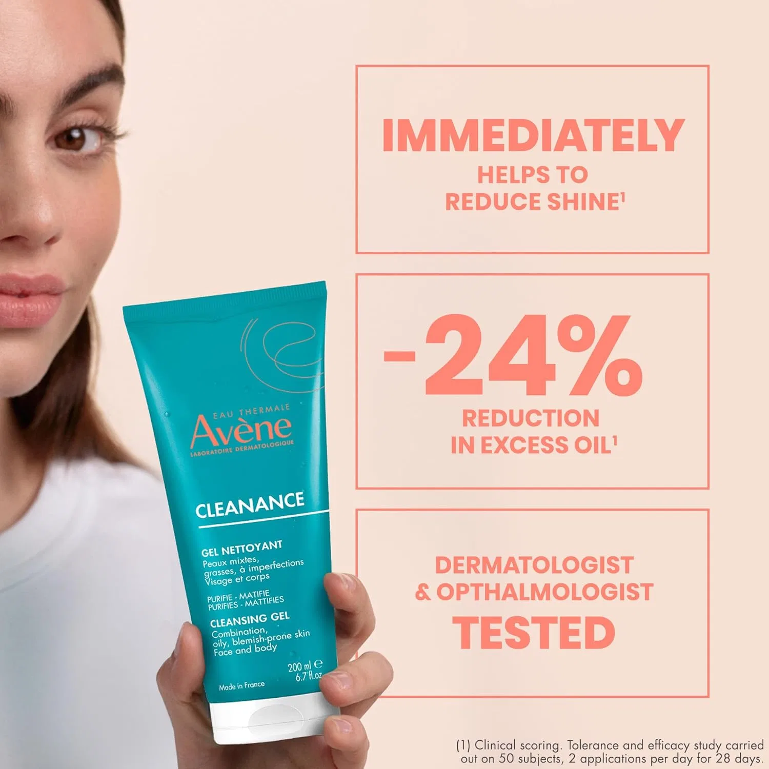 Гель для умывания Avene — Очищающий гель Cleanance без мыла от Avène — фото 4