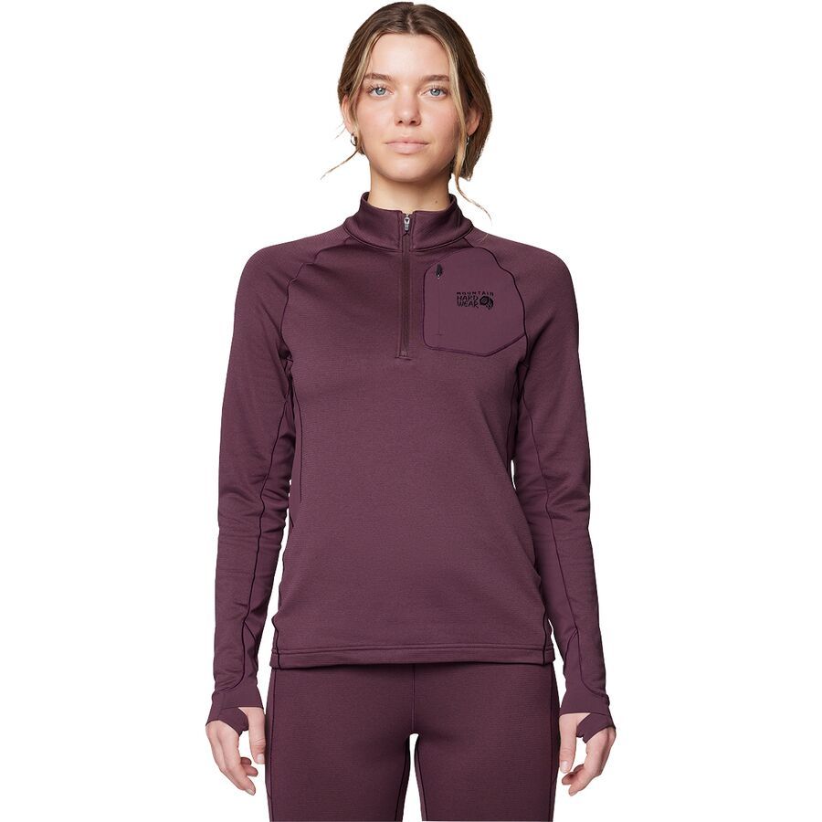 

Куртка Mountain Hardwear Up First Tech Fleece 1/4-Zip Mountain Hardwear, Blackberry