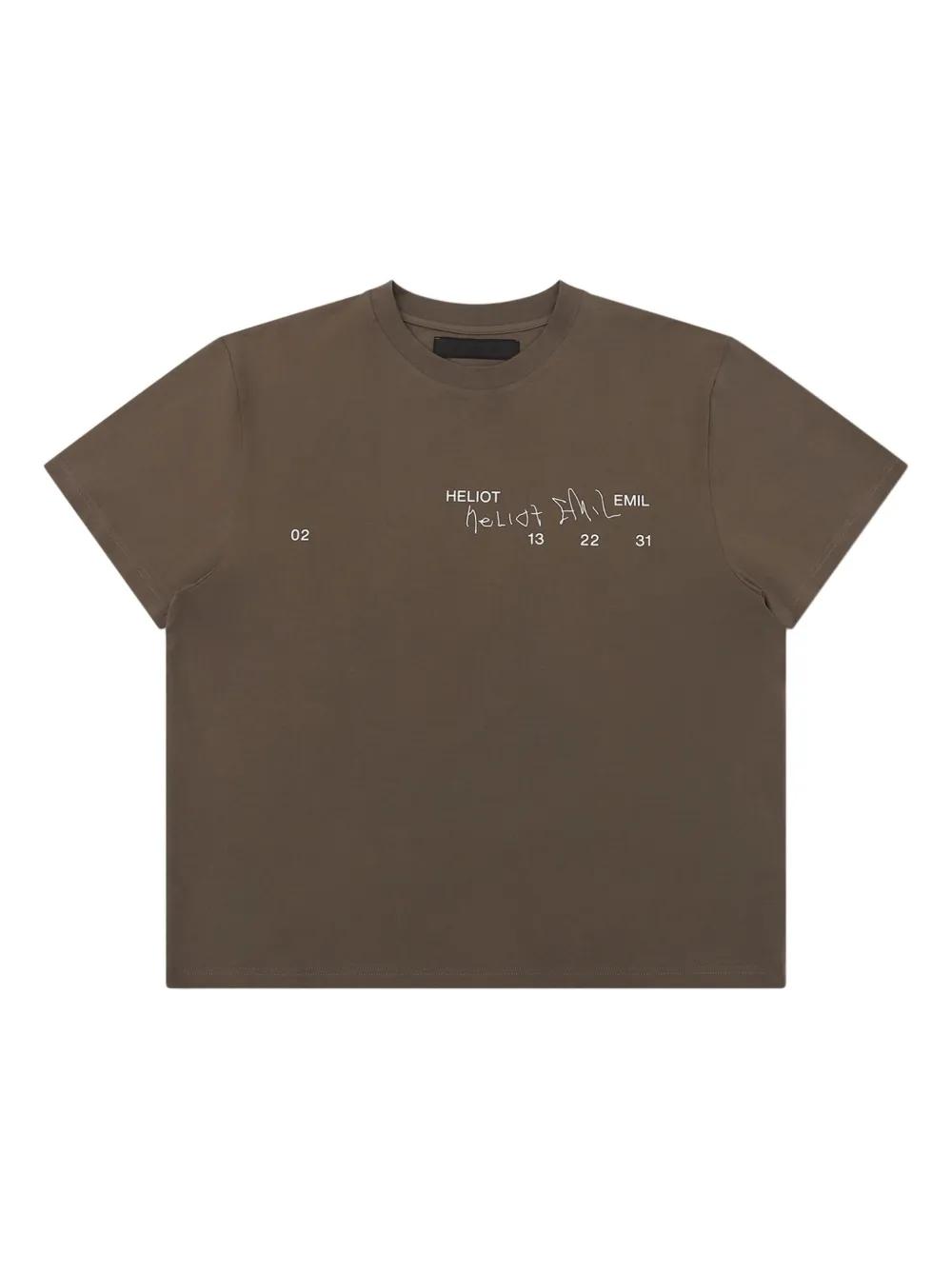 

Футболка с круглым вырезом Heliot Emil, коричневый