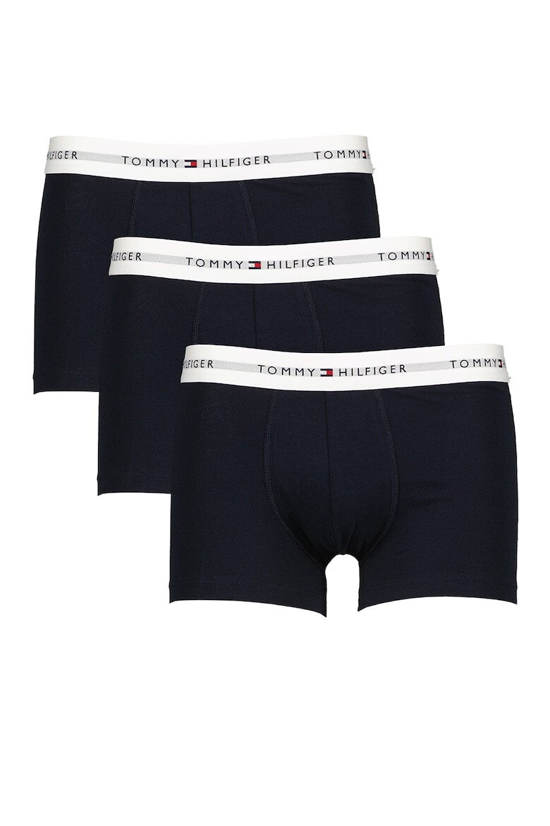 

Боксеры с логотипом на поясе - 3 пары Tommy Hilfiger, синий