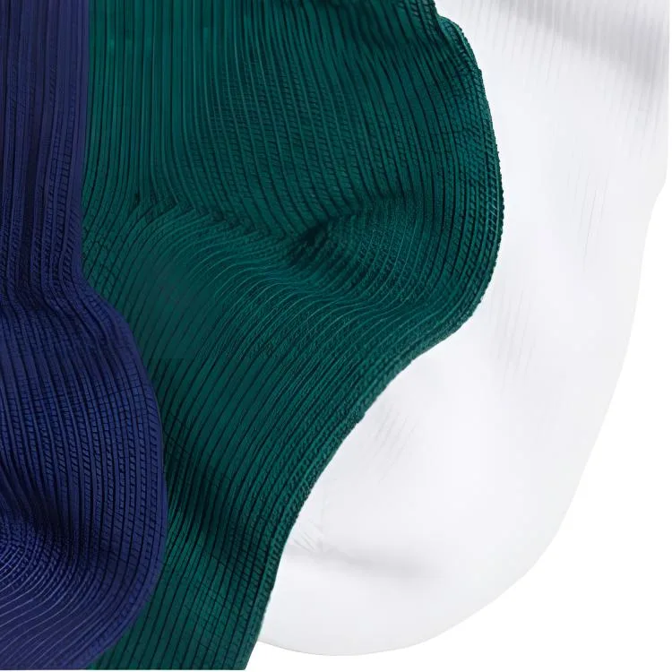 Adidas Originals Детские носки 3 пары белый/ночное небо фиолетовый/лесной зеленый — фото 4