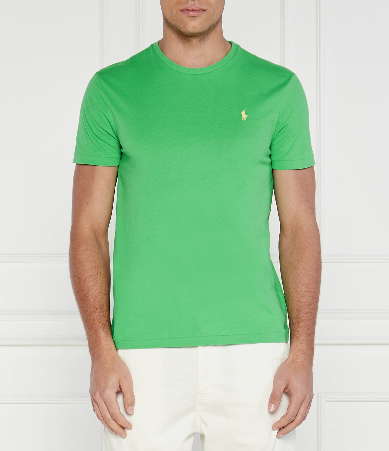 

Футболка POLO RALPH LAUREN Slim Fit, зеленый