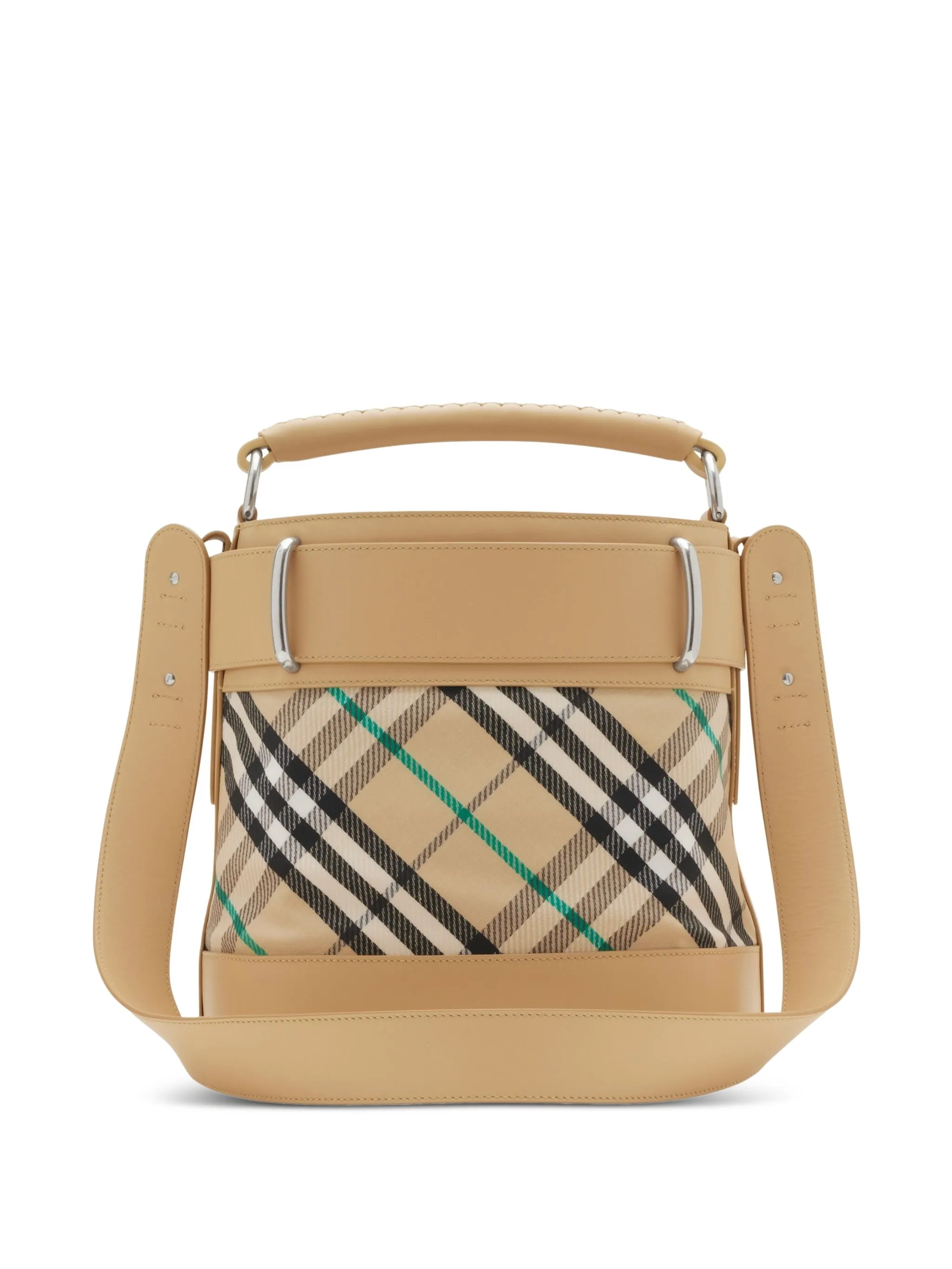 Маленькая сумка-ведро Rocking Horse Burberry, коричневый — фото 2