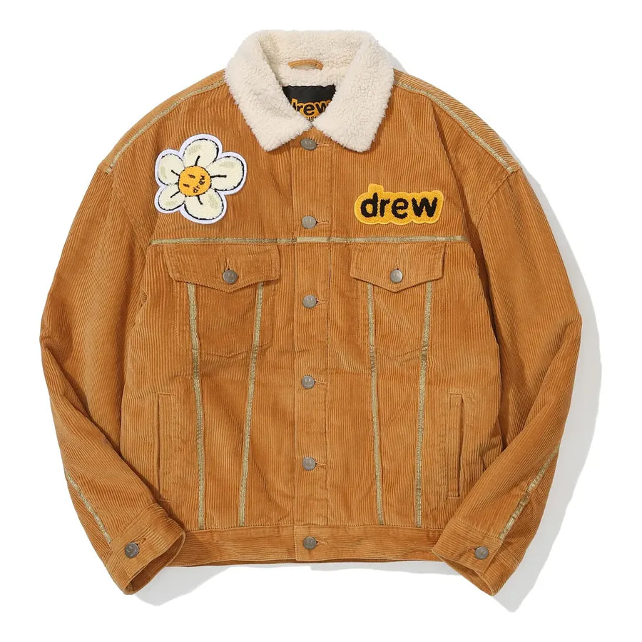 

Куртка Drew House Corduroy Trucker Jacket 'Camel', коричневый