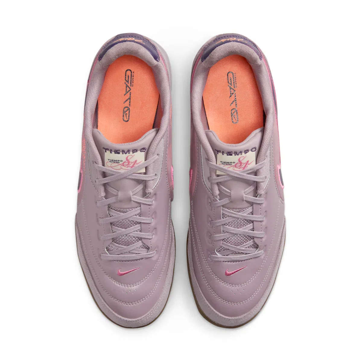Мужские низкие футбольные бутсы Tiempo Streetgato PRM для игры в помещении/на корте Nike, серый — фото 4