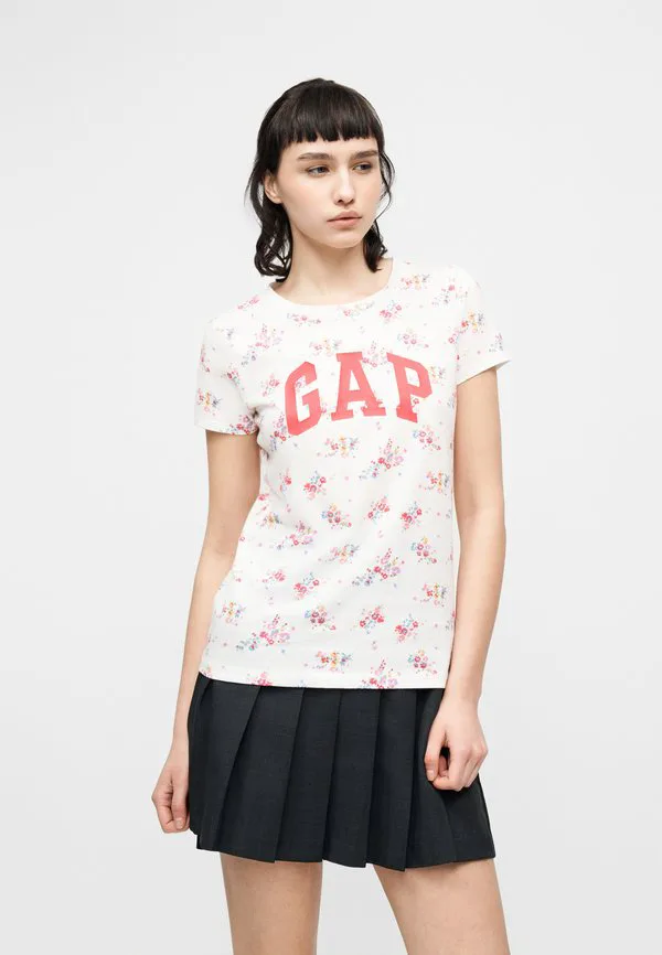 Классическая футболка с принтом Gap, New Off White — фото 4