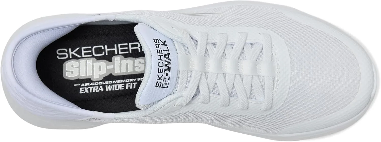 Мужские кроссовки Skechers Hands Free: Go Walk Flex Hands Up Trainers, белый — фото 2