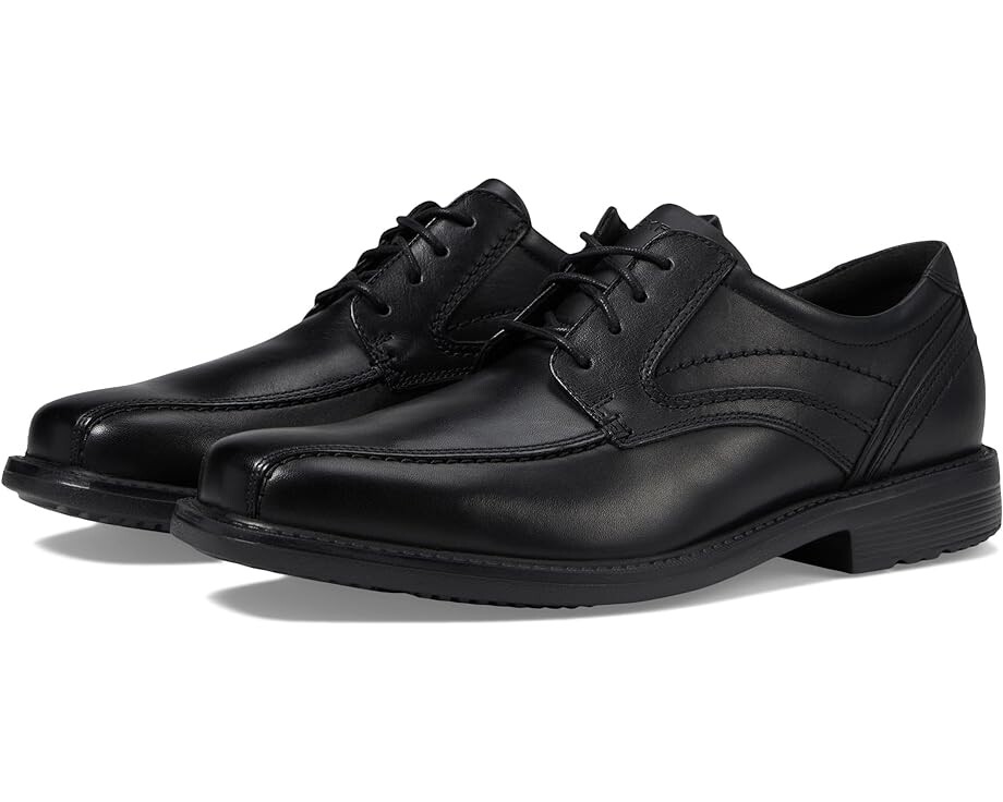 

Оксфорды Rockport Style Leader 2 Bike Toe, цвет Black Waxed Calf