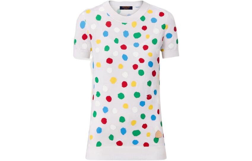 

Yayoi Kusama X Yayoi Kusama Кашемировый свитер женский белый Louis Vuitton