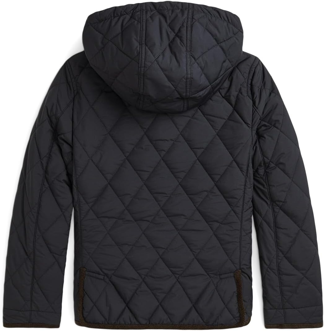 Куртка Polo Ralph Lauren Kids Hooded Barn Jacket, цвет Polo Black — фото 4