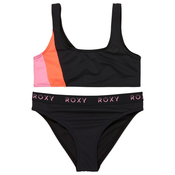 

Комплект бикини с цветными бралеттами для девочек Roxy, Anthracite