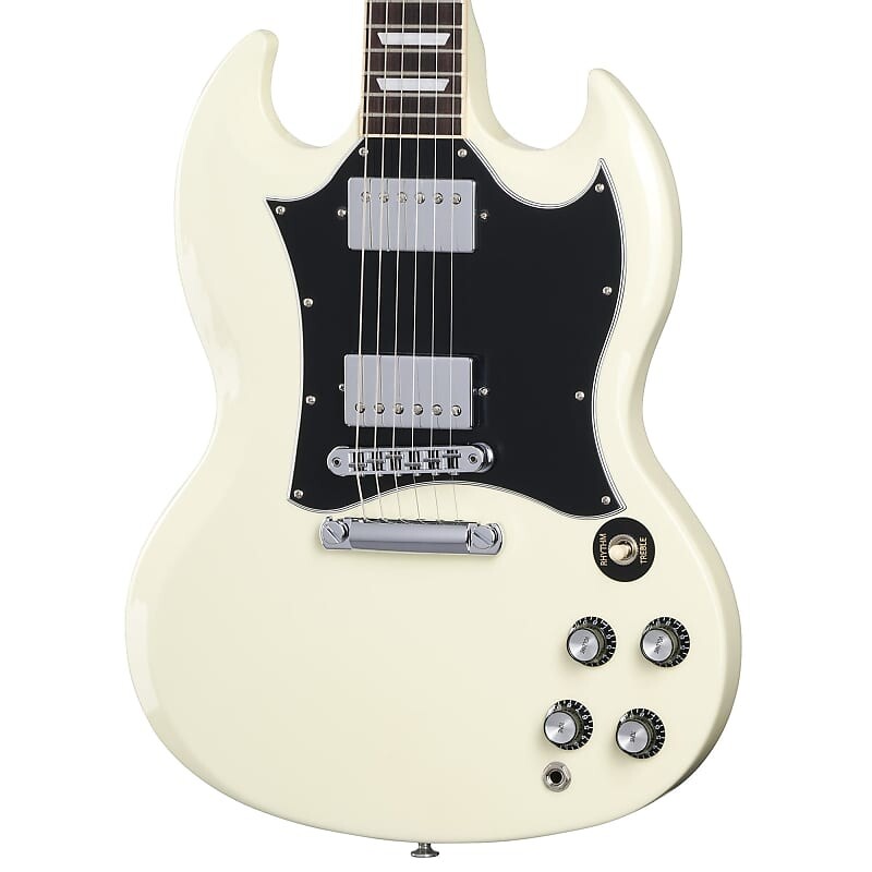 

Электрогитара Gibson SG Standard Guitar w/ Gibson Gig Bag - Classic White