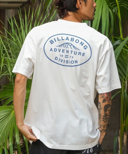 

Мужская футболка с коротким рукавом, принтом на спине BILLABONG, белый