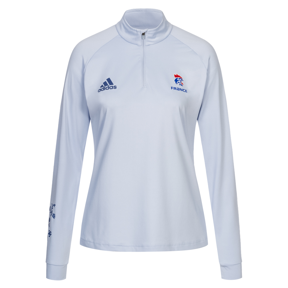 

Женская толстовка для гандбола с молнией 1/4 France FFHB Adidas