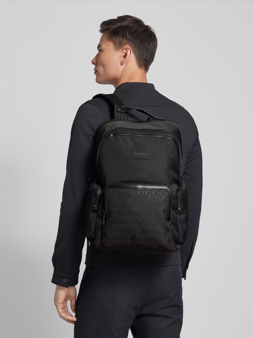 

Рюкзак с нашивкой-лейблом модель 'REMOTE' CK Calvin Klein, черный