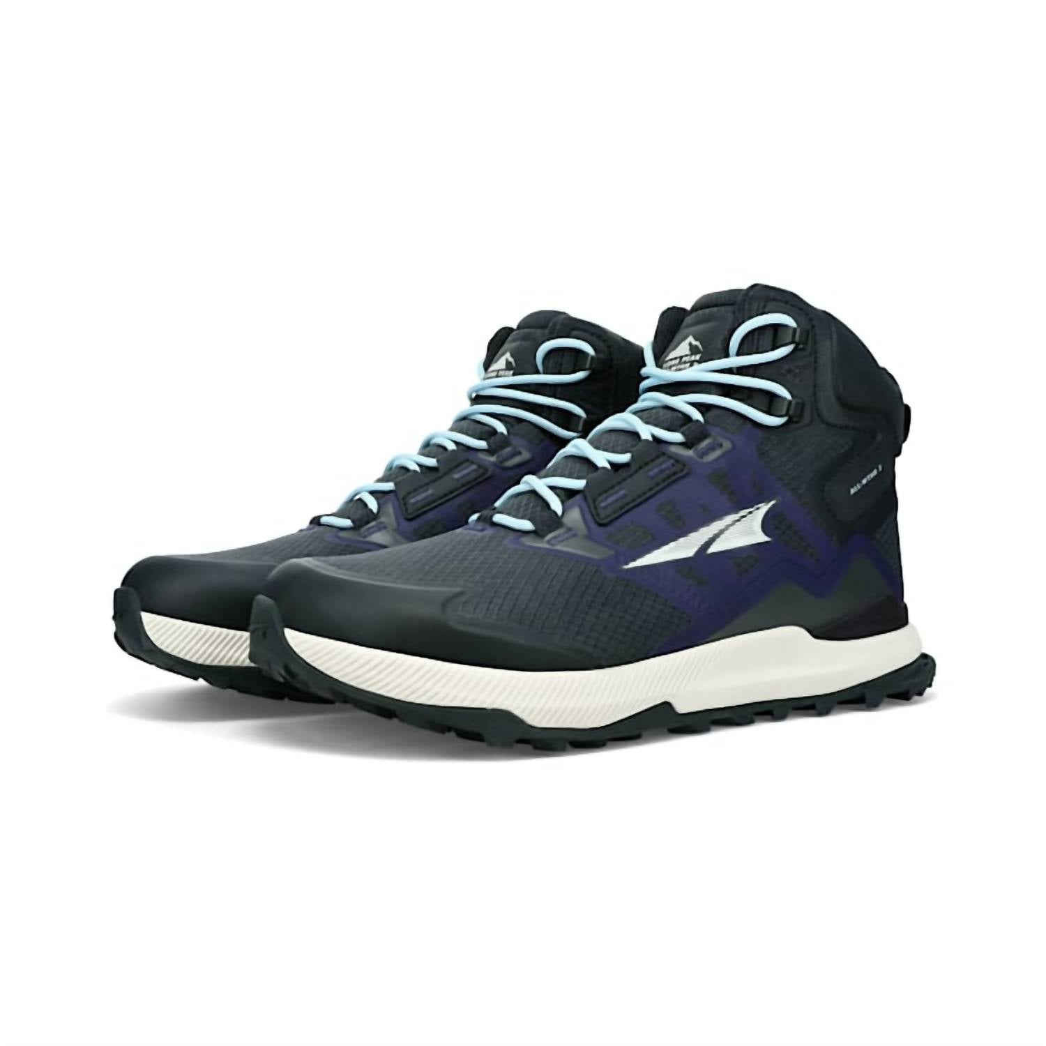 Женские кроссовки Lone Peak All Weather Mid 2 черного цвета ALTRA — фото 3