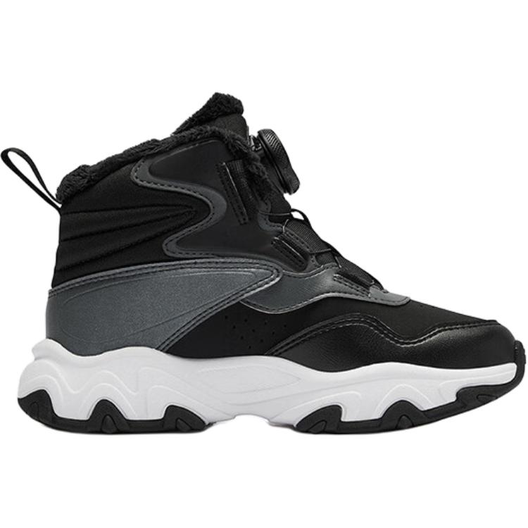FILA KIDS Детские кроссовки с высоким берцем, устойчивые к износу и скольжению, черно-серые, для детей 3–7 лет — фото 2