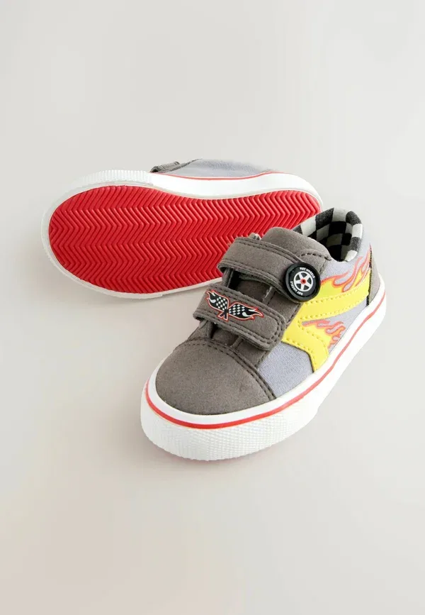 Кроссовки Next Regular fit hot wheels touch fastening trainers, серый — фото 4