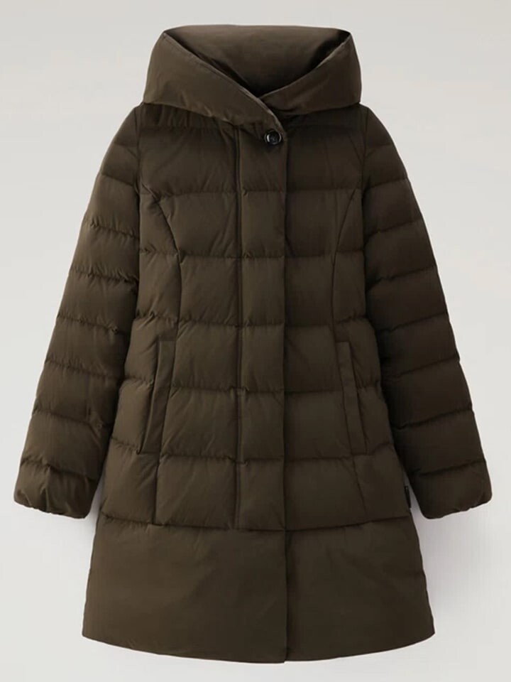 

Пуховик Woolrich, хаки