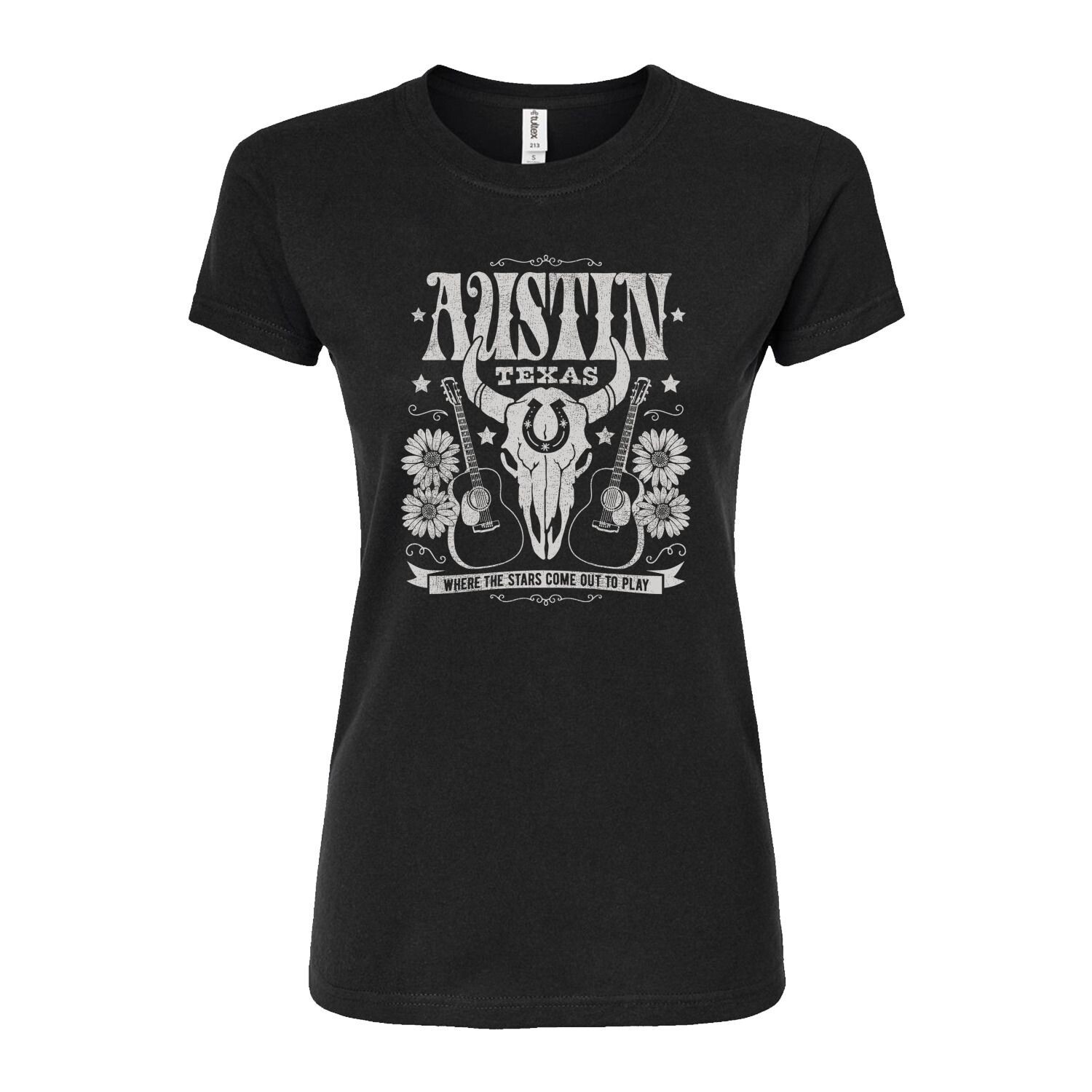 

Футболка с графическим рисунком Austin Texas для юниоров Licensed Character, черный