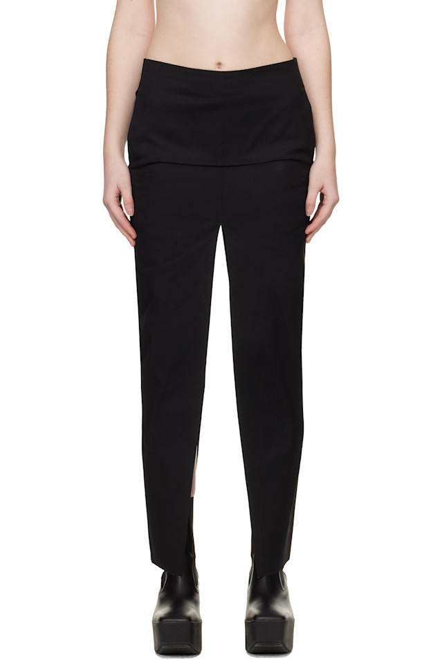 

Юбка-Миди с разрезами в виде храма Rick Owens, черный