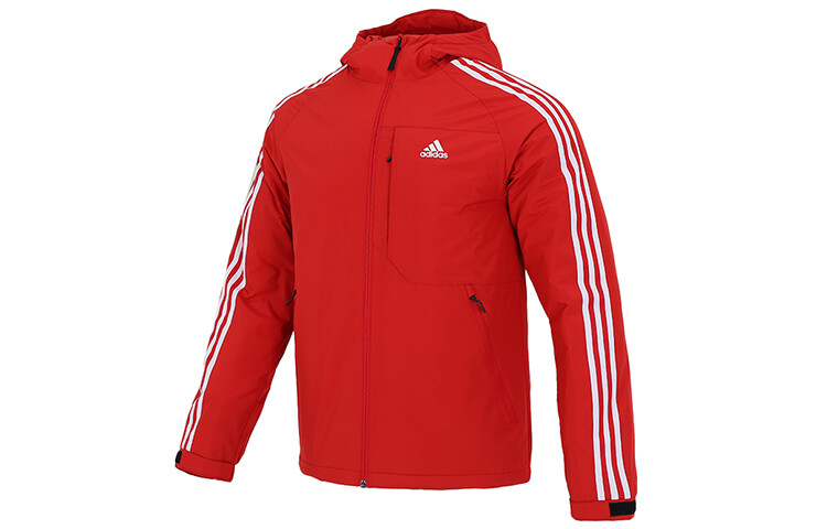 

Пуховик мужской красный Adidas, красный