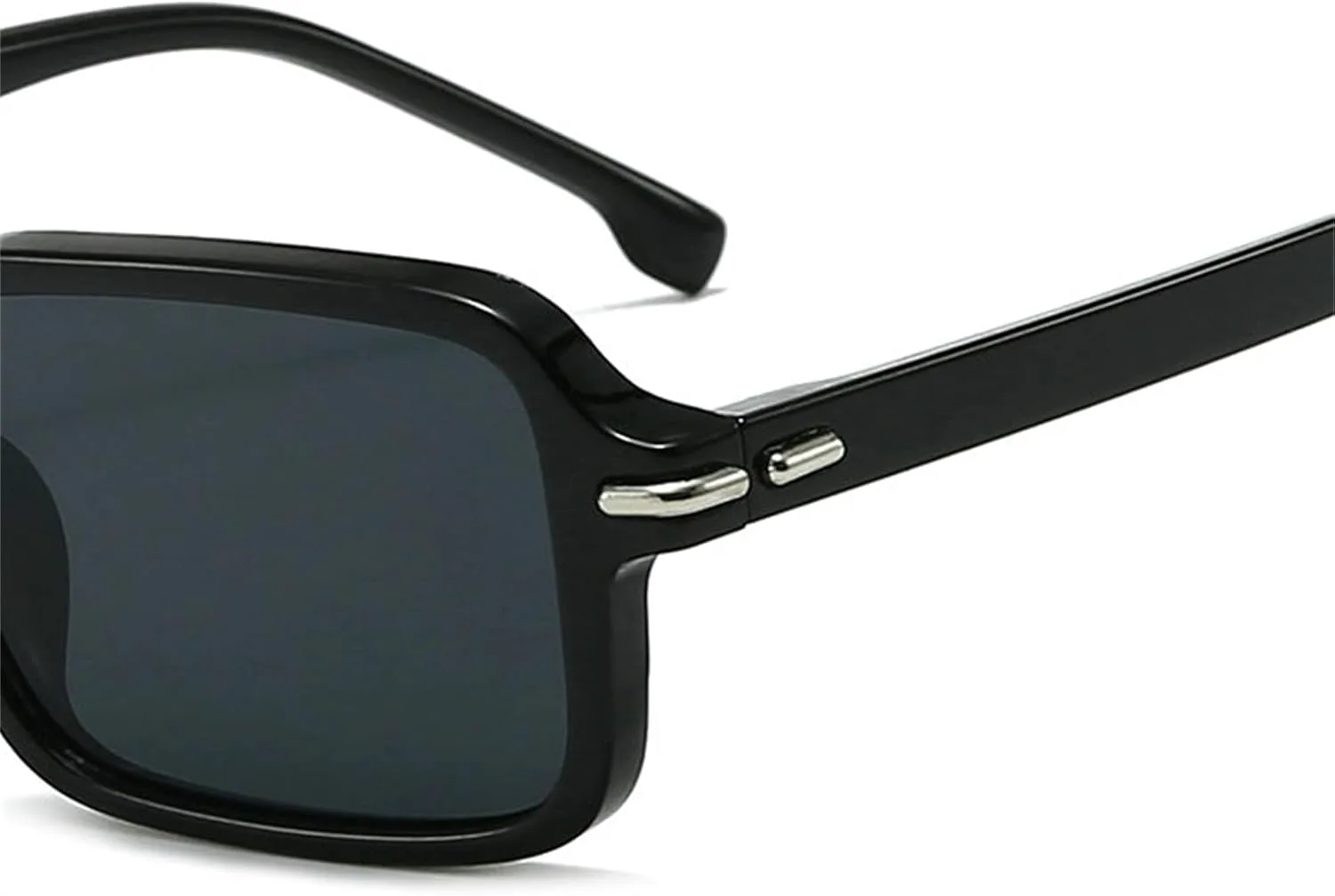 

Солнцезащитные очки Willochra Luxury Square Rivet для мужчин и женщин, в стиле ретро, ​​прямоугольные, модные, винтажные, с защитой от УФ-излучения UV400, C1