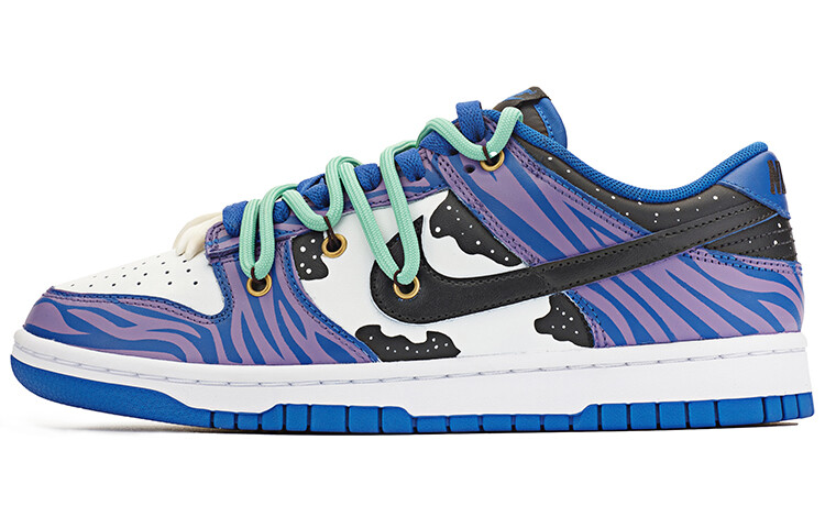 

Кроссовки Nike Dunk Skateboard Shoes Men Low-Top Blue Purple
