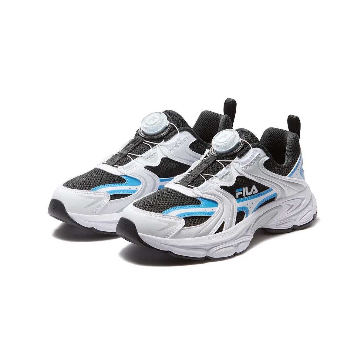 Кроссовки беговые Heritage FHT FILA KIDS черные — фото 4