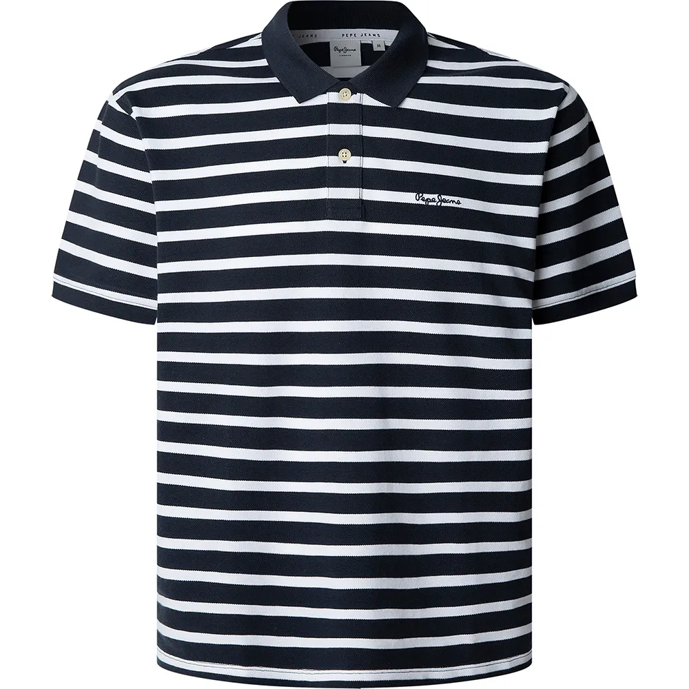 

Поло с коротким рукавом Pepe Jeans Barret, синий