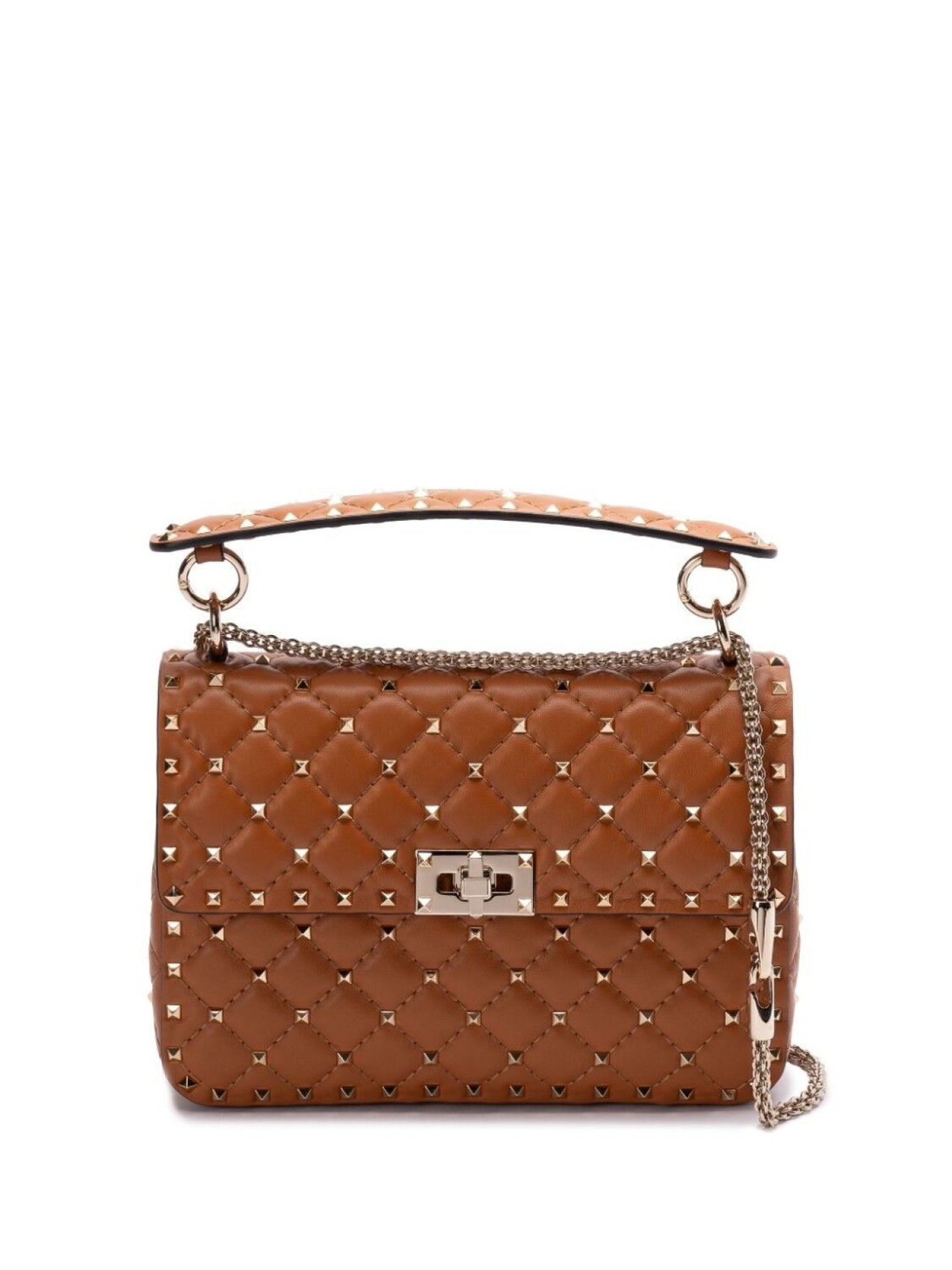 

Valentino Garavani сумка-тоут Rockstud Spike, коричневый