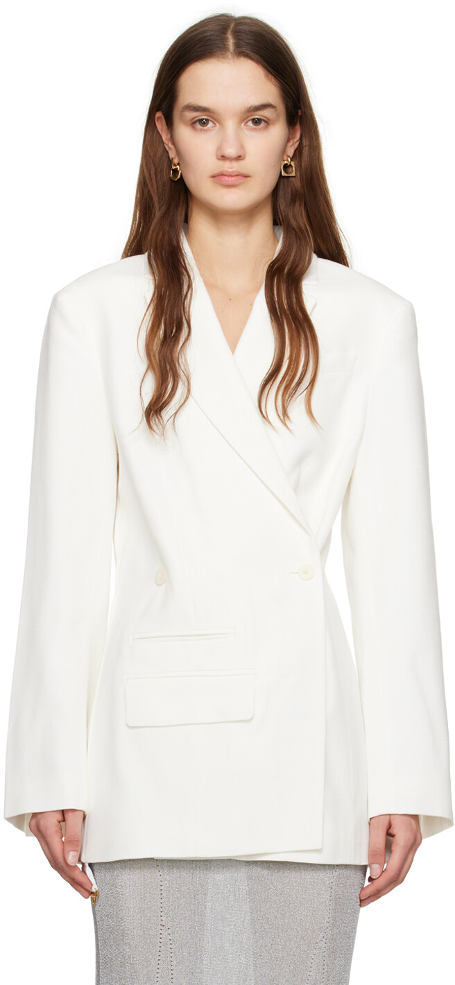 

Белый блейзер Les Classiques 'La Veste Tibau' Jacquemus