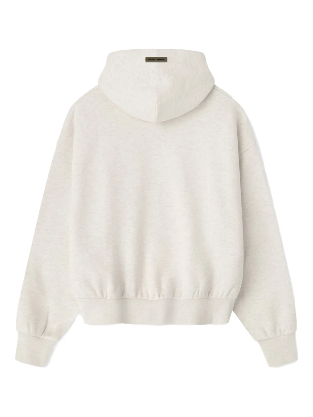 Худи с тиснённым логотипом Fear Of God Essentials, бежевый — фото 2