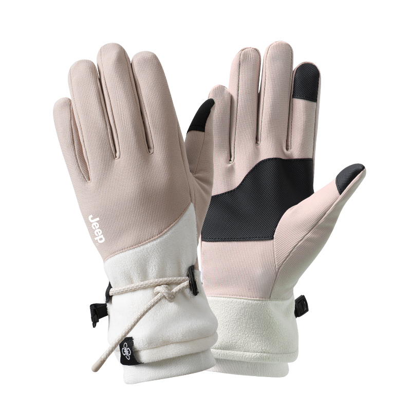 

Утолщенные спортивные перчатки Women's Jeep, бежевый хаки