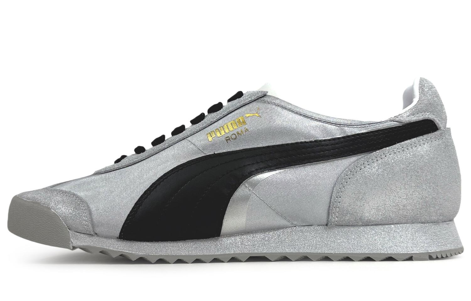 

Кроссовки Puma Roma Lifestyle Shoes Unisex Low-top Black, серебряный, Серый, Кроссовки Puma Roma Lifestyle Shoes Unisex Low-top Black, серебряный