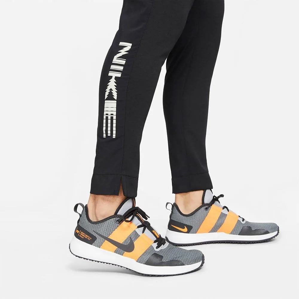 Мужские тренировочные брюки Nike Dri-fit Tapered, оливковый цвет — фото 4