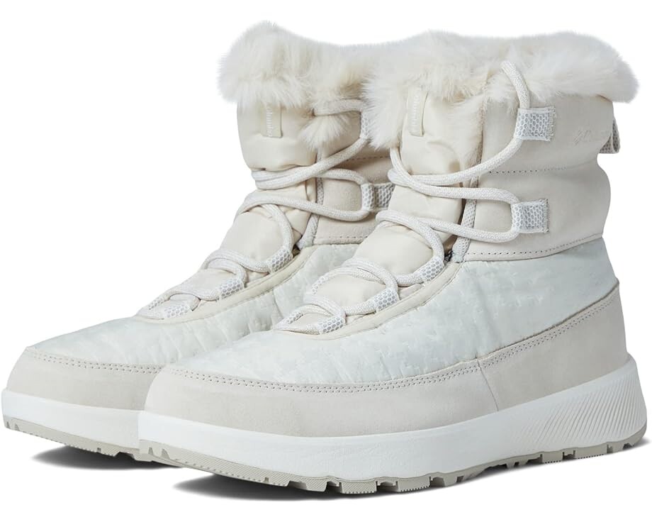 

Ботинки Columbia Slopeside Peak Luxe, цвет Dark Stone/Sea Salt