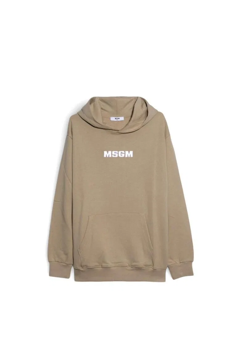 Худи детское, хлопок, белый Msgm