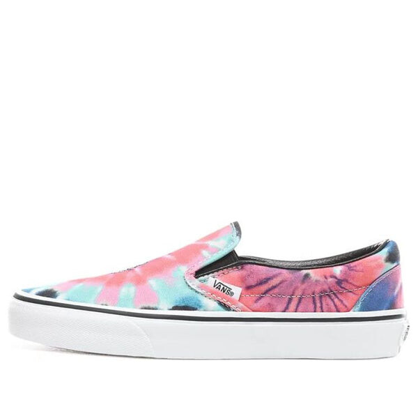

Кроссовки classic slip-on 'tie dye' Vans, красный