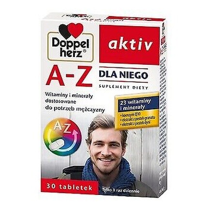 

Доппельгерц актив AZ для него 30 таблеток Queisser Pharma