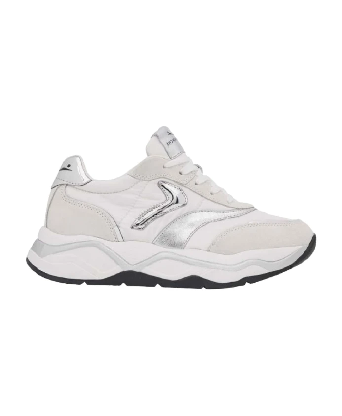 

Спортивные кроссовки с золотыми деталями Voile Blanche, белый